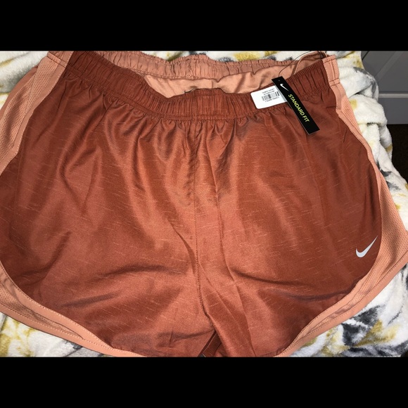 nike rose gold shorts